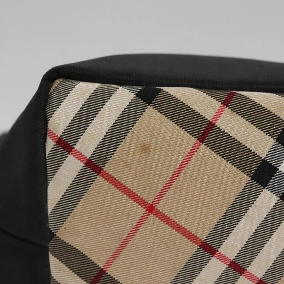 Burberrys Blue Label Mini Hand Bag Nylon Black Auth - Picture 10 of 16